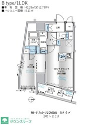 栖-すみか-浅草蔵前の物件間取画像